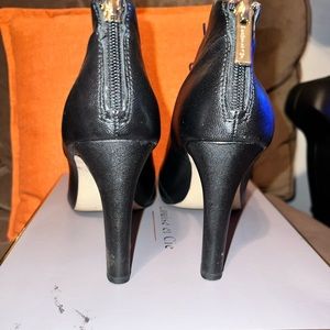 Louise et Cir Black Vernonia Leather Bootie